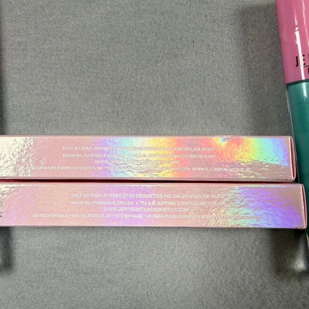Jeffree‎ Star Gloss'd In Paradise Supreme Gloss Teal Blue Lip Gloss 2-Pack NIB